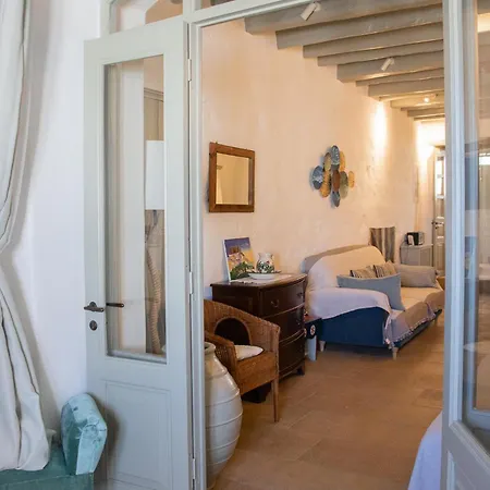 Traditional House Chora Near The Monastery Patmos Town